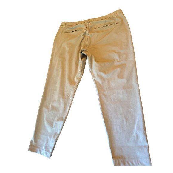 Lululemon Mens Stretch Khaki Pants Size 38 Workout Casual Athletic - Picture 4 of 5